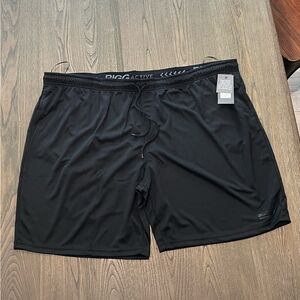 NWT Johnny Bigg Active Textured Knit Shorts Black Size 9X